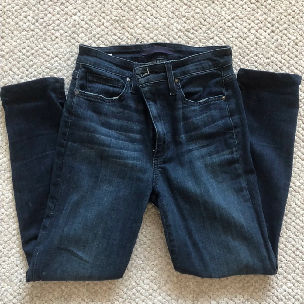 Joe's dark blue jeans